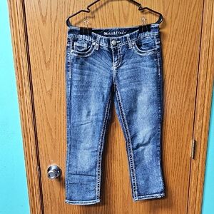 Maurices Dark Blue Ankle Jeans